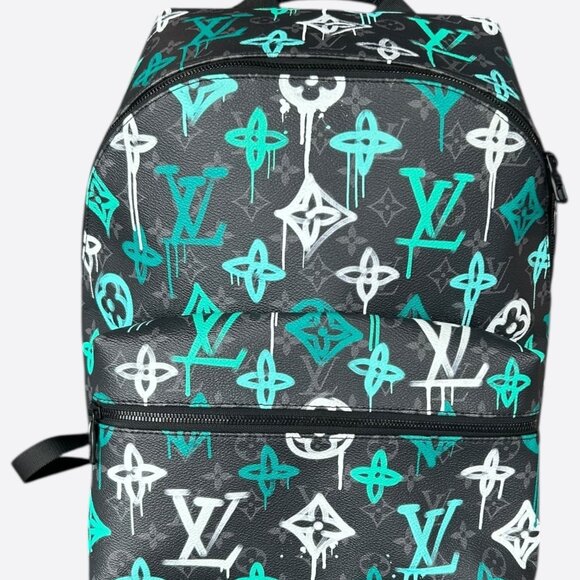Louis Vuitton Graffiti Monogram Eclipse Discovery Backpack - Picture 1 of 7